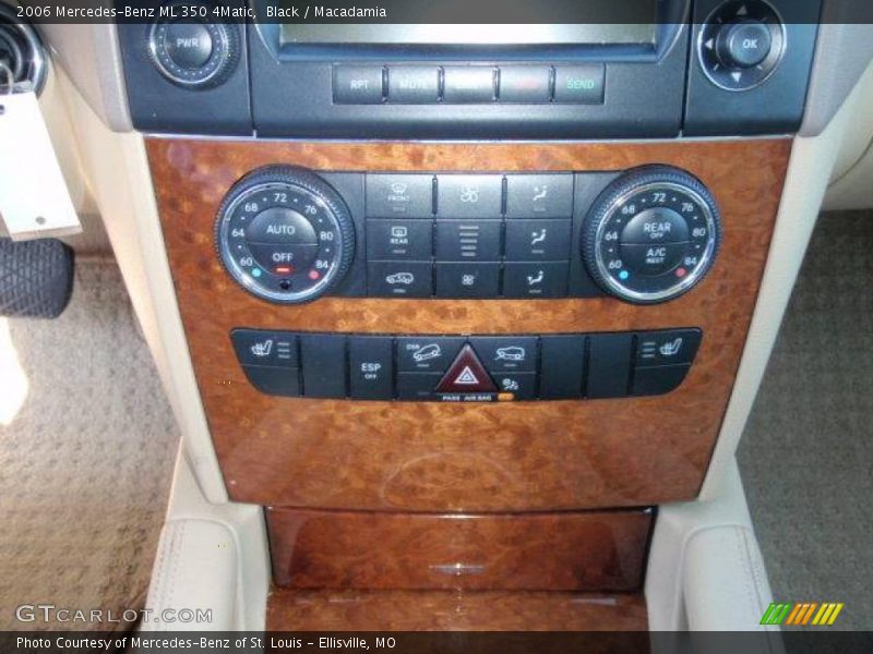 Black / Macadamia 2006 Mercedes-Benz ML 350 4Matic