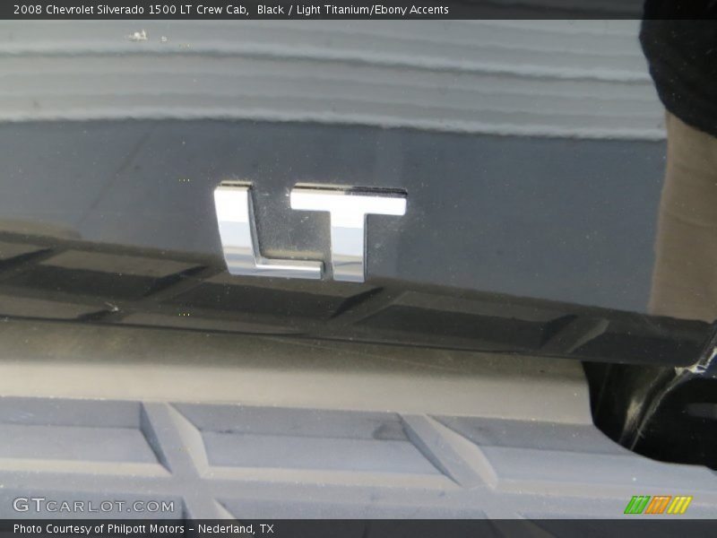 Black / Light Titanium/Ebony Accents 2008 Chevrolet Silverado 1500 LT Crew Cab