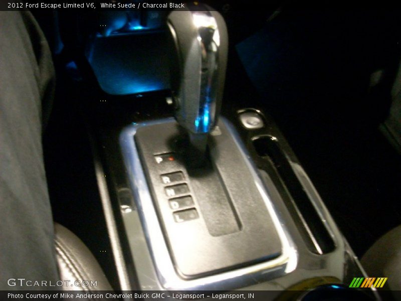 White Suede / Charcoal Black 2012 Ford Escape Limited V6