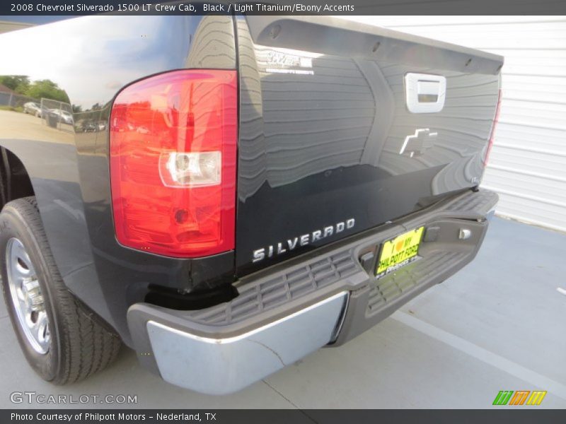Black / Light Titanium/Ebony Accents 2008 Chevrolet Silverado 1500 LT Crew Cab