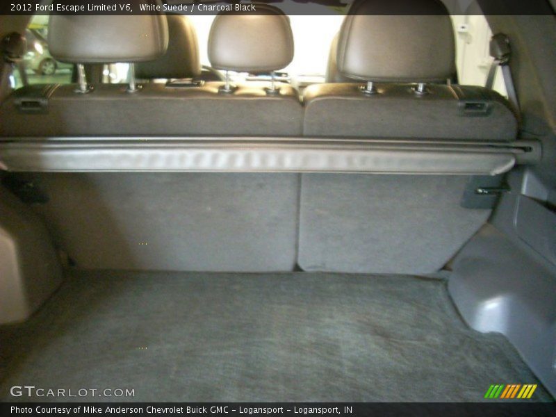 White Suede / Charcoal Black 2012 Ford Escape Limited V6