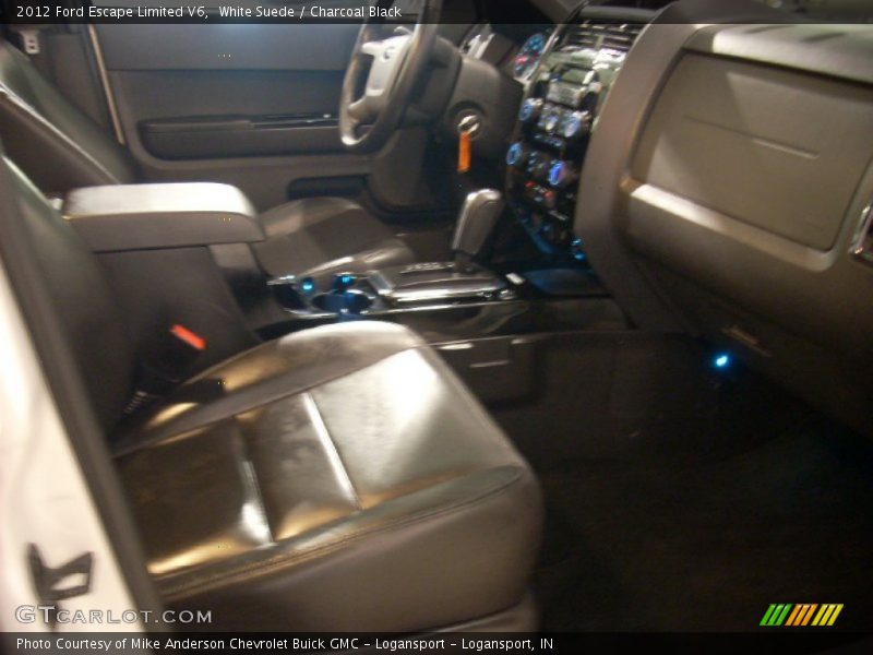 White Suede / Charcoal Black 2012 Ford Escape Limited V6