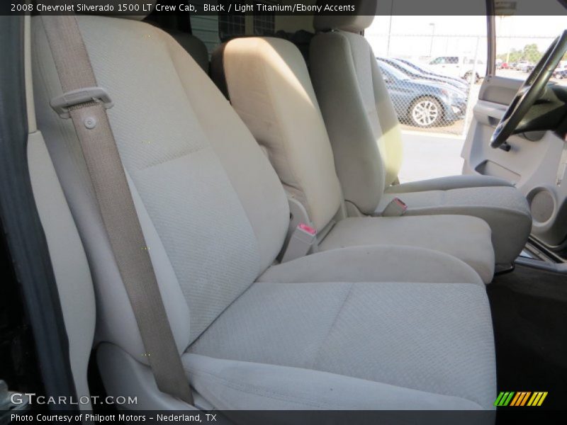 Black / Light Titanium/Ebony Accents 2008 Chevrolet Silverado 1500 LT Crew Cab