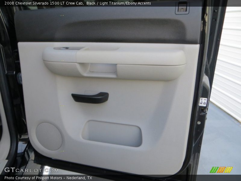 Black / Light Titanium/Ebony Accents 2008 Chevrolet Silverado 1500 LT Crew Cab