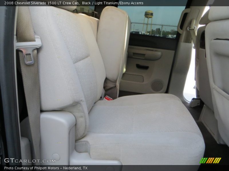 Black / Light Titanium/Ebony Accents 2008 Chevrolet Silverado 1500 LT Crew Cab