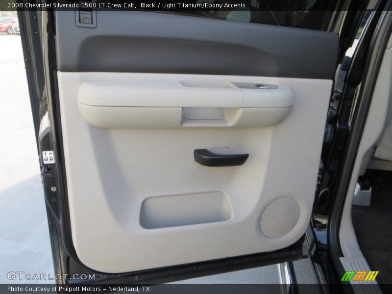 Black / Light Titanium/Ebony Accents 2008 Chevrolet Silverado 1500 LT Crew Cab