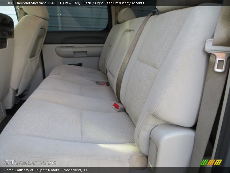 Black / Light Titanium/Ebony Accents 2008 Chevrolet Silverado 1500 LT Crew Cab