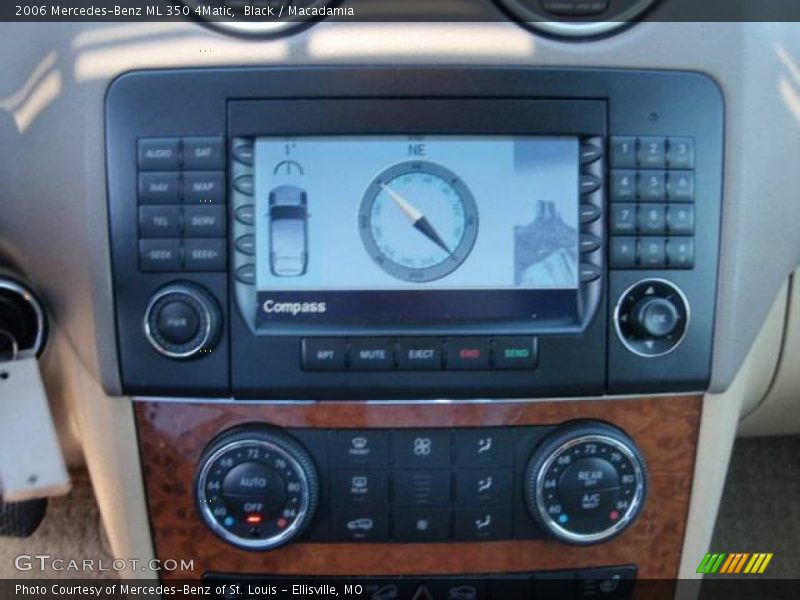 Black / Macadamia 2006 Mercedes-Benz ML 350 4Matic