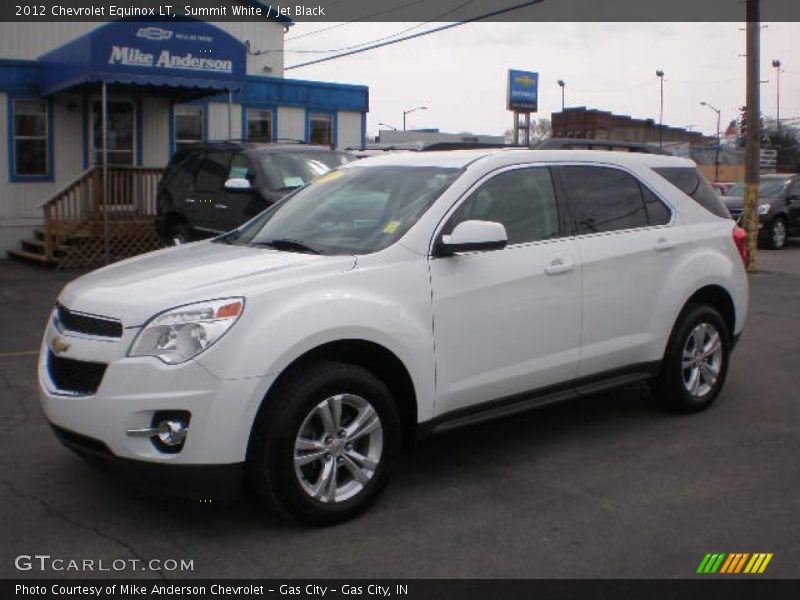 Summit White / Jet Black 2012 Chevrolet Equinox LT