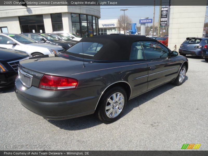Graphite Metallic / Light Taupe 2005 Chrysler Sebring Limited Convertible