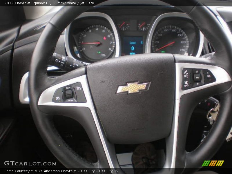 Summit White / Jet Black 2012 Chevrolet Equinox LT