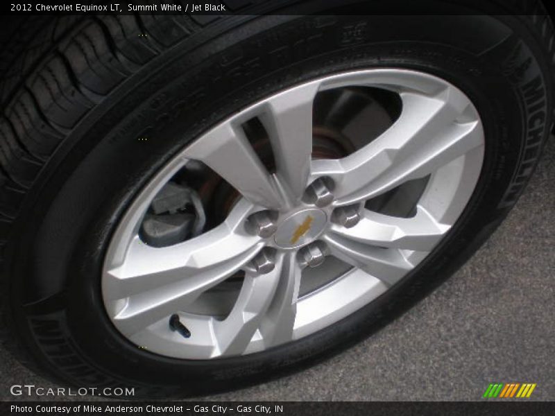 Summit White / Jet Black 2012 Chevrolet Equinox LT