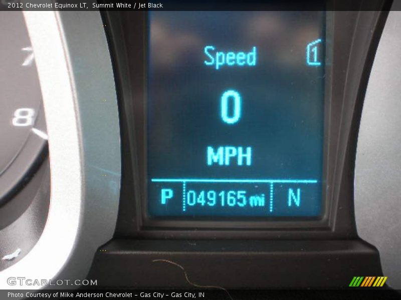 Summit White / Jet Black 2012 Chevrolet Equinox LT
