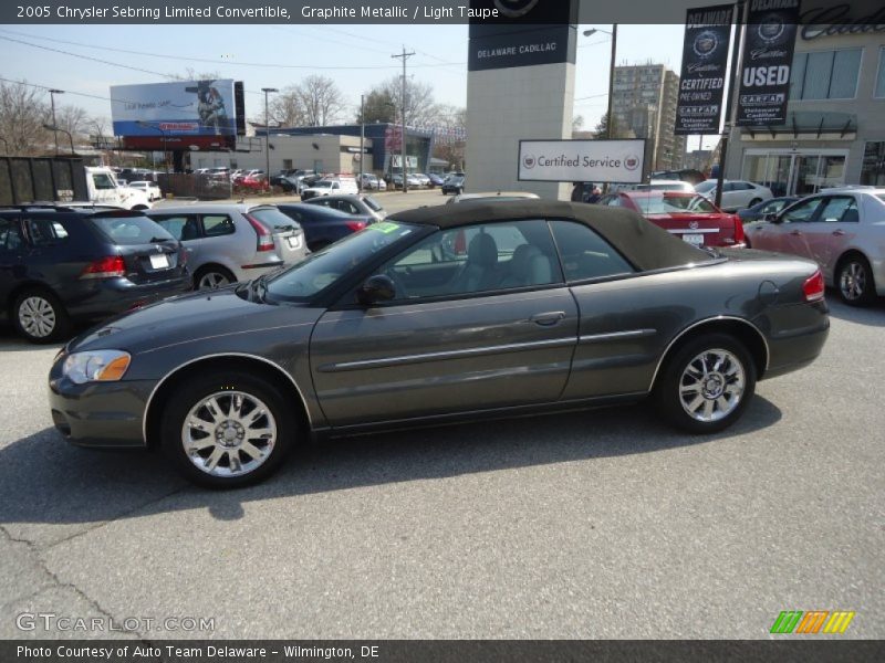 Graphite Metallic / Light Taupe 2005 Chrysler Sebring Limited Convertible