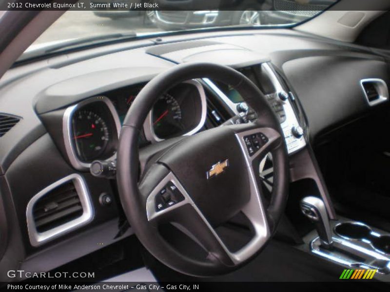 Summit White / Jet Black 2012 Chevrolet Equinox LT