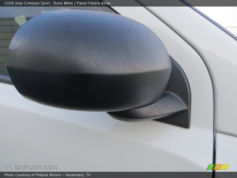 Stone White / Pastel Pebble Beige 2008 Jeep Compass Sport