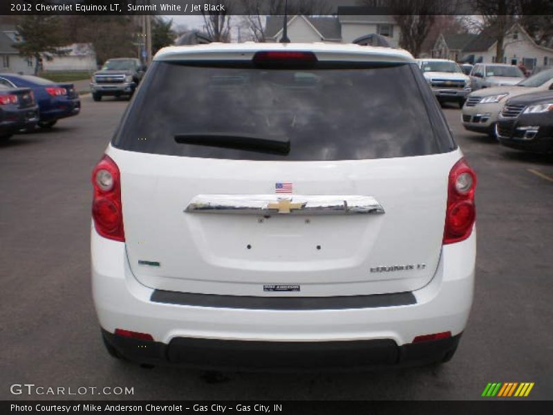 Summit White / Jet Black 2012 Chevrolet Equinox LT