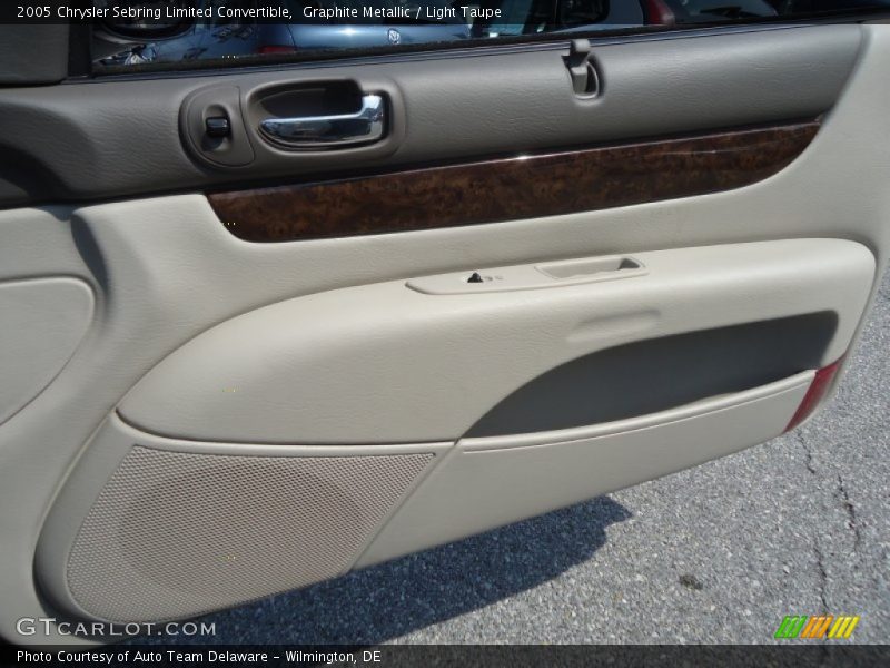 Graphite Metallic / Light Taupe 2005 Chrysler Sebring Limited Convertible