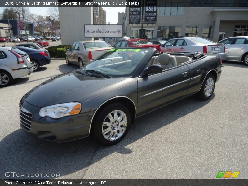 Graphite Metallic / Light Taupe 2005 Chrysler Sebring Limited Convertible