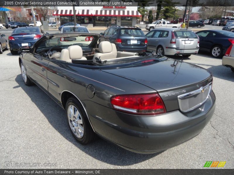 Graphite Metallic / Light Taupe 2005 Chrysler Sebring Limited Convertible