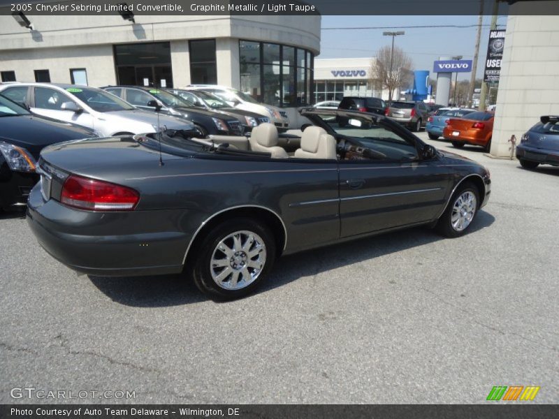 Graphite Metallic / Light Taupe 2005 Chrysler Sebring Limited Convertible