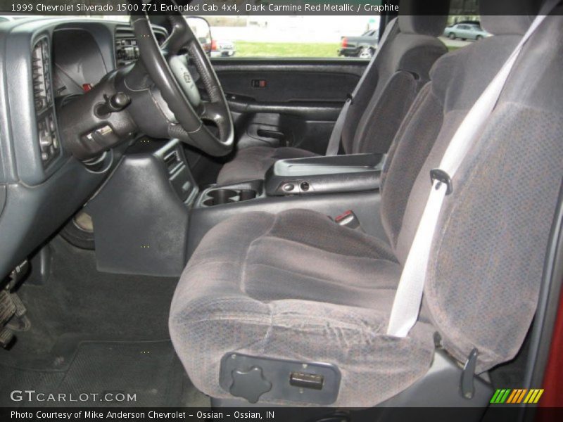 Dark Carmine Red Metallic / Graphite 1999 Chevrolet Silverado 1500 Z71 Extended Cab 4x4