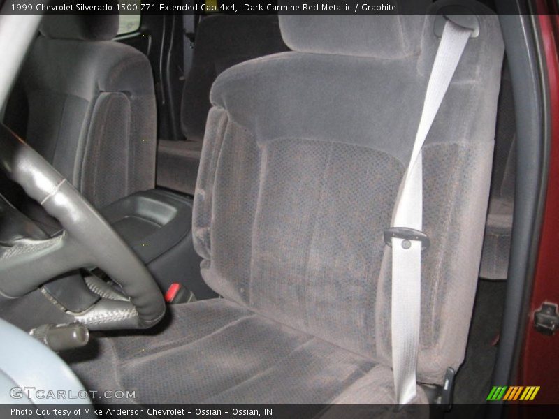 Dark Carmine Red Metallic / Graphite 1999 Chevrolet Silverado 1500 Z71 Extended Cab 4x4