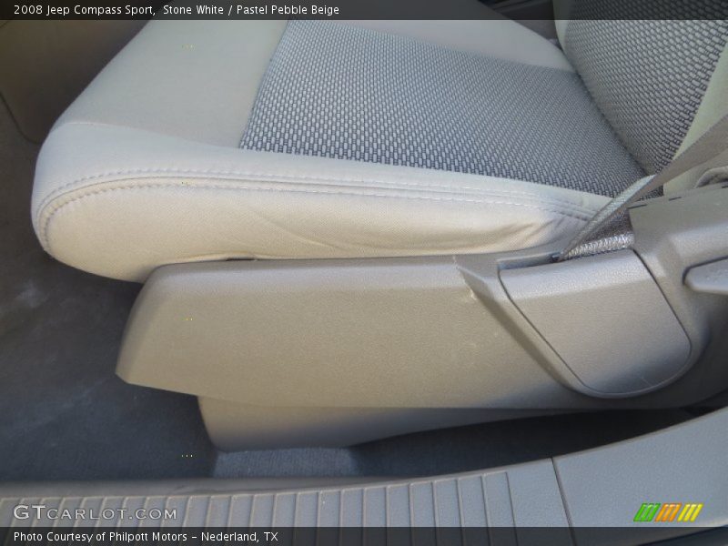Stone White / Pastel Pebble Beige 2008 Jeep Compass Sport