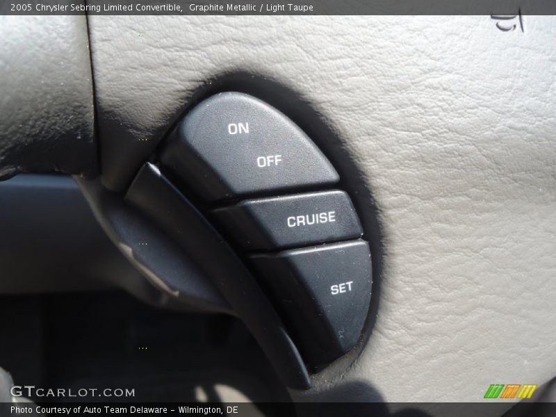 Controls of 2005 Sebring Limited Convertible