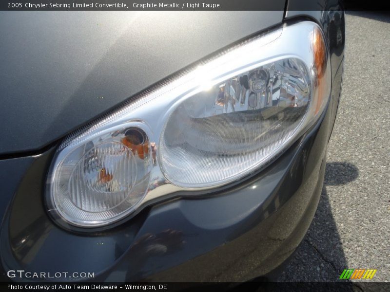 Graphite Metallic / Light Taupe 2005 Chrysler Sebring Limited Convertible