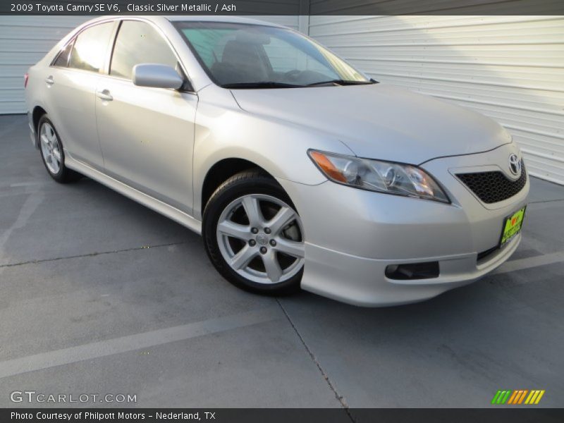 Classic Silver Metallic / Ash 2009 Toyota Camry SE V6