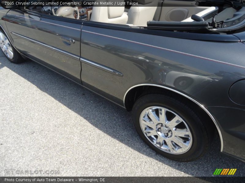 Graphite Metallic / Light Taupe 2005 Chrysler Sebring Limited Convertible