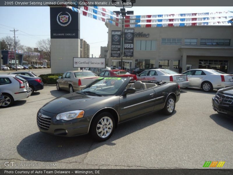 Graphite Metallic / Light Taupe 2005 Chrysler Sebring Limited Convertible