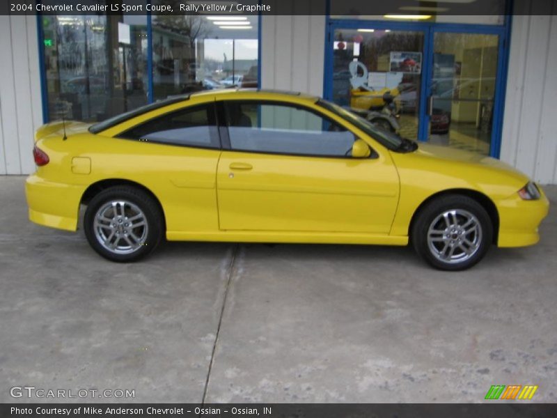 Rally Yellow / Graphite 2004 Chevrolet Cavalier LS Sport Coupe