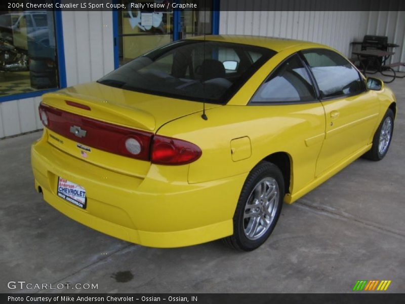 Rally Yellow / Graphite 2004 Chevrolet Cavalier LS Sport Coupe
