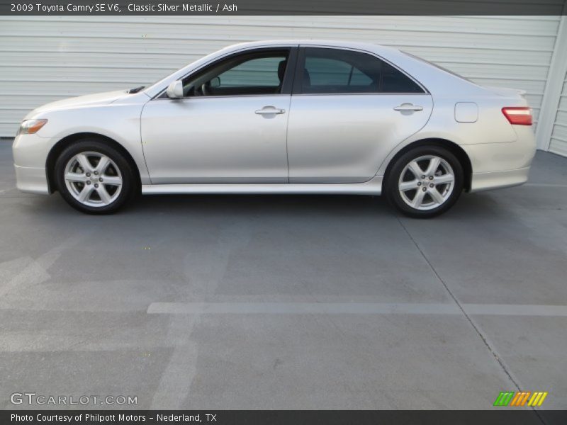 Classic Silver Metallic / Ash 2009 Toyota Camry SE V6