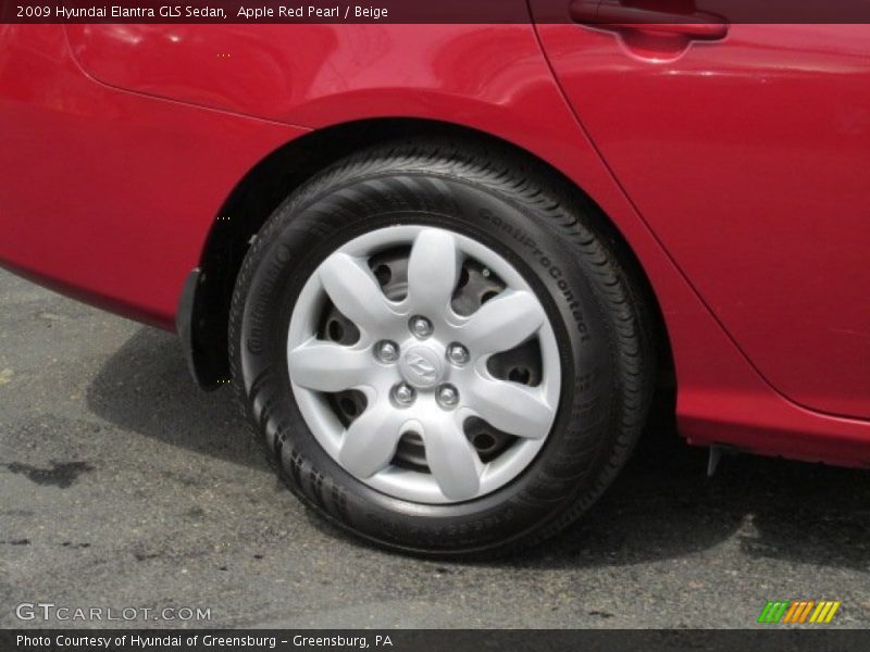 Apple Red Pearl / Beige 2009 Hyundai Elantra GLS Sedan