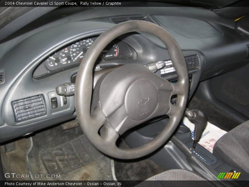 Rally Yellow / Graphite 2004 Chevrolet Cavalier LS Sport Coupe