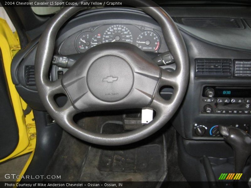 Rally Yellow / Graphite 2004 Chevrolet Cavalier LS Sport Coupe