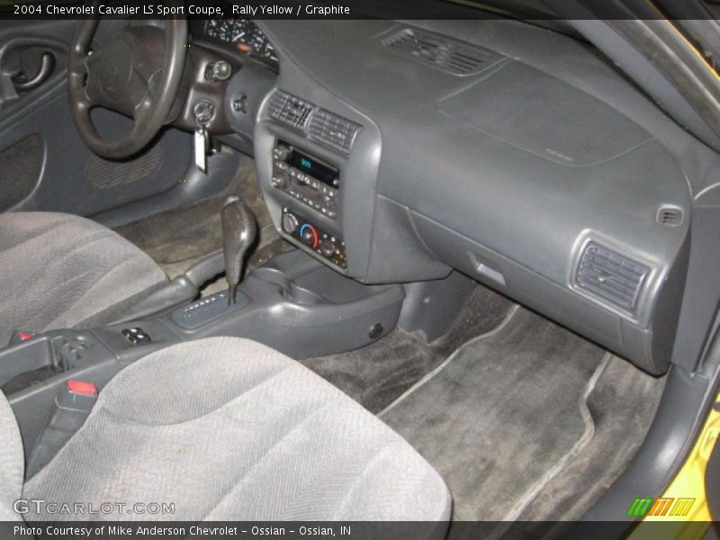 Rally Yellow / Graphite 2004 Chevrolet Cavalier LS Sport Coupe