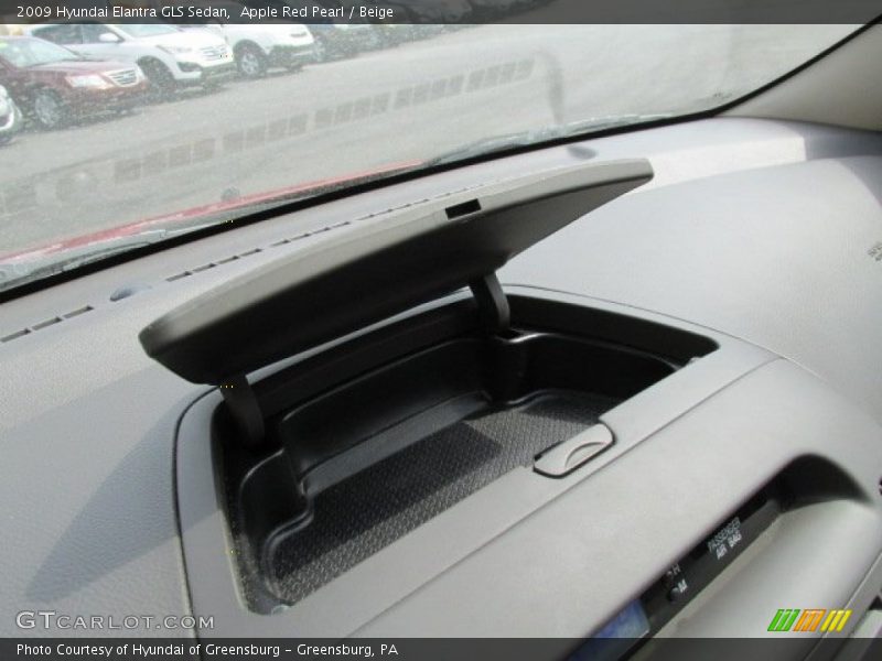 Apple Red Pearl / Beige 2009 Hyundai Elantra GLS Sedan