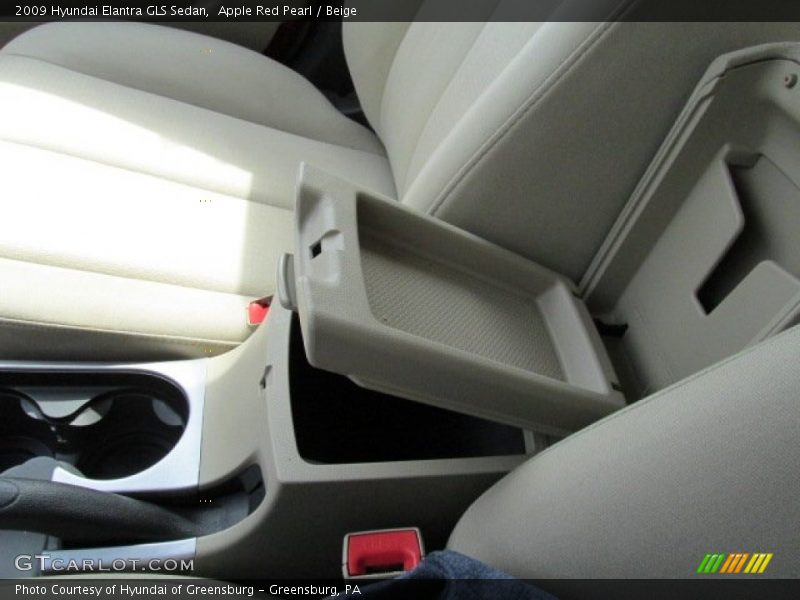 Apple Red Pearl / Beige 2009 Hyundai Elantra GLS Sedan