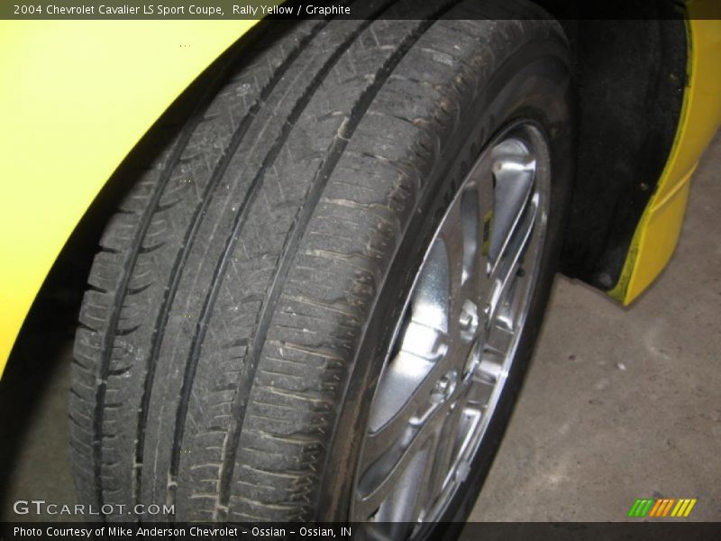 Rally Yellow / Graphite 2004 Chevrolet Cavalier LS Sport Coupe