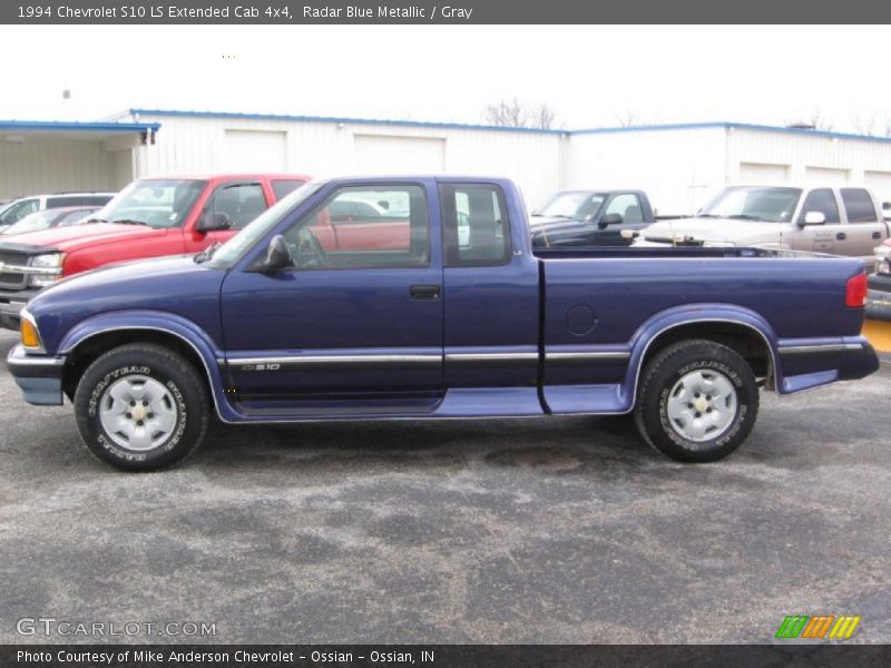  1994 S10 LS Extended Cab 4x4 Radar Blue Metallic