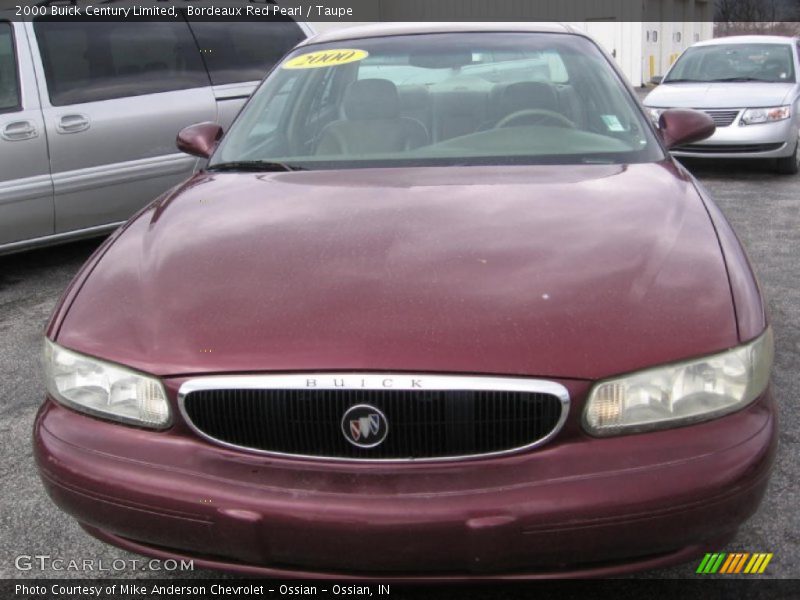 Bordeaux Red Pearl / Taupe 2000 Buick Century Limited