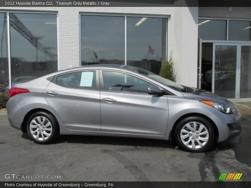 Titanium Gray Metallic / Gray 2012 Hyundai Elantra GLS