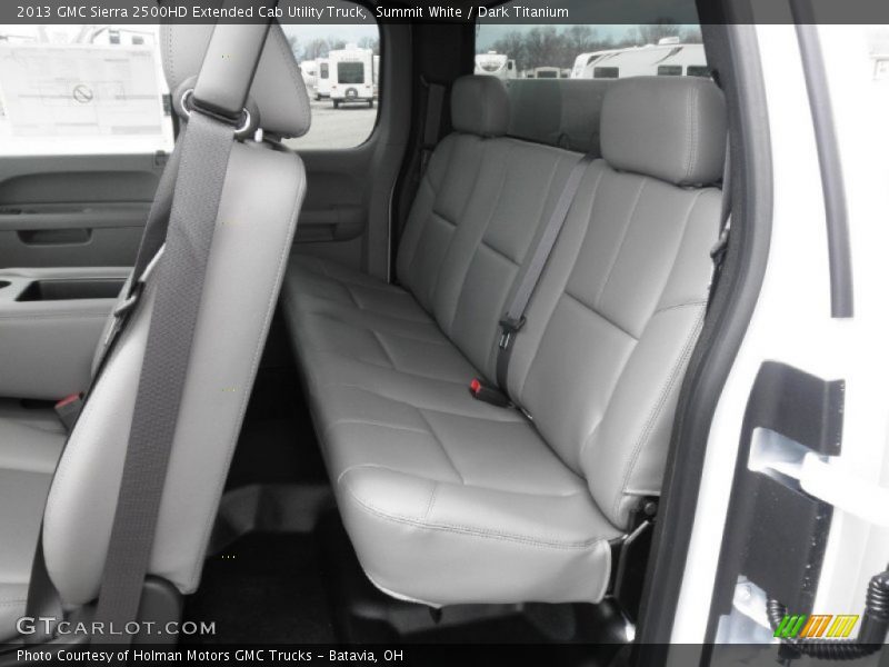 Summit White / Dark Titanium 2013 GMC Sierra 2500HD Extended Cab Utility Truck