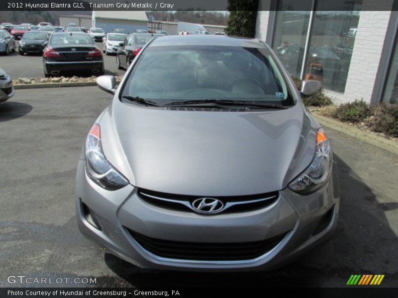 Titanium Gray Metallic / Gray 2012 Hyundai Elantra GLS