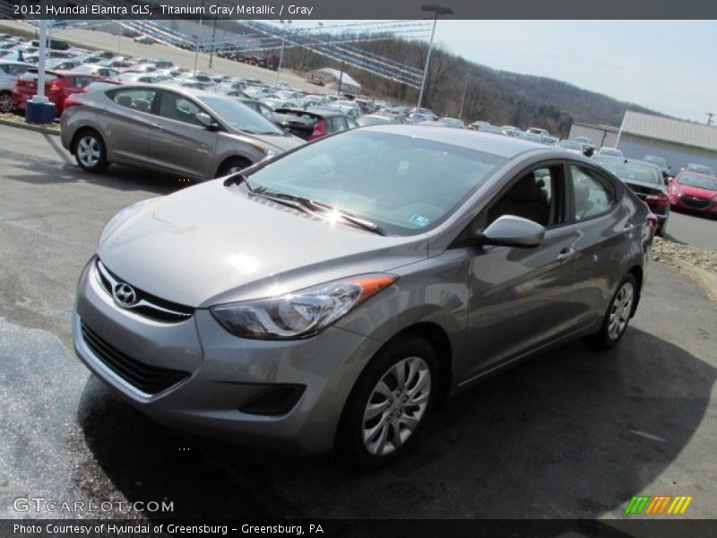 Titanium Gray Metallic / Gray 2012 Hyundai Elantra GLS