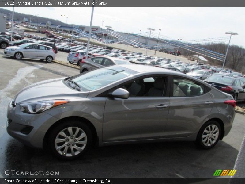 Titanium Gray Metallic / Gray 2012 Hyundai Elantra GLS